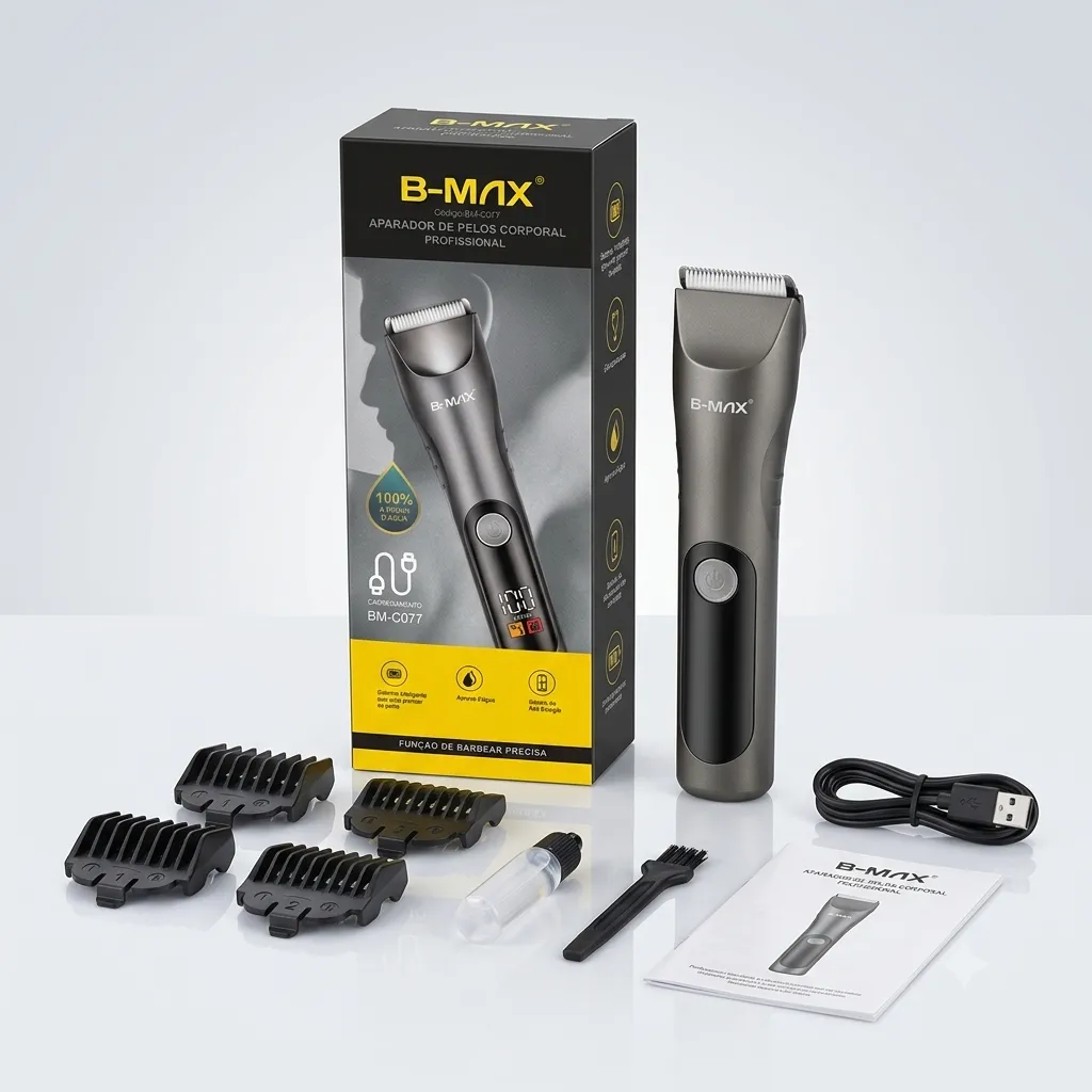 Aparador De Pelos Corporal B-max Profissional