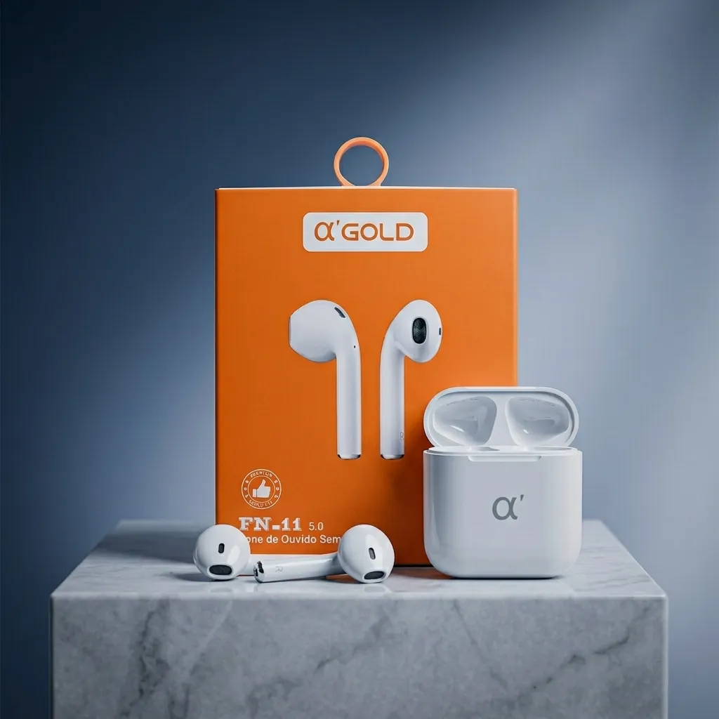 Fone De Ouvido Bluetooth A'gold Fn-11 Intra-auricular