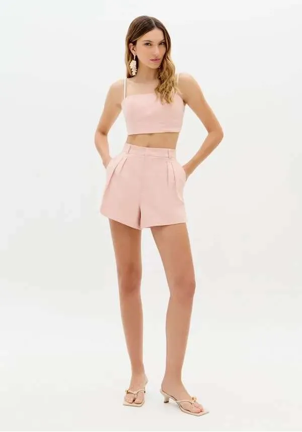 SHORT ALFAITARIA CINTURA MÉDIA 