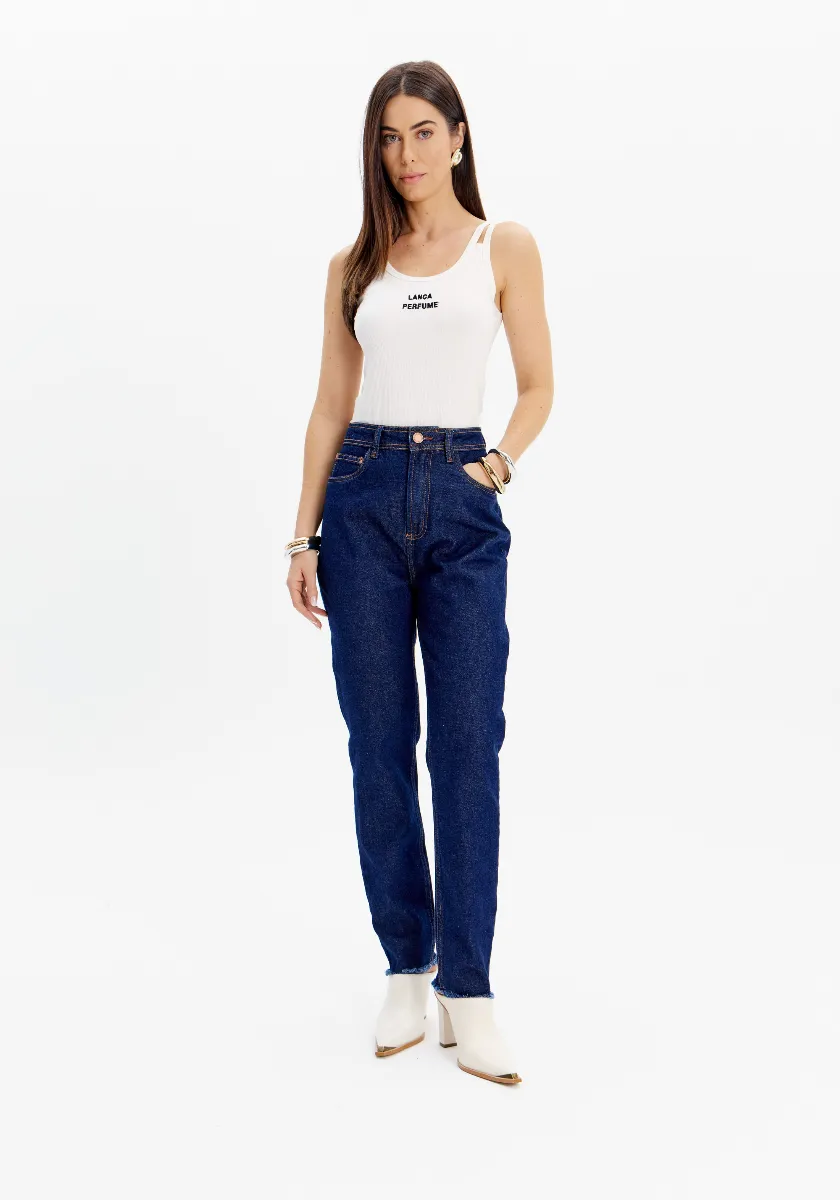 CALÇA JEANS LUNA MOM SUPER HIGH 