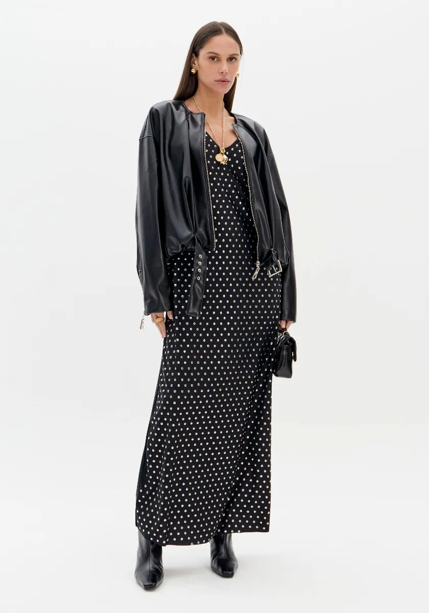 VESTIDO SUPER MIDI DE ALÇA SHINE