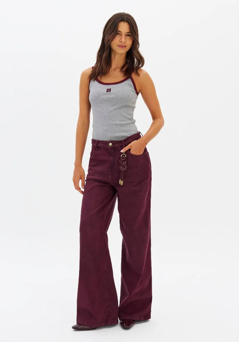 BLUSA AJUSTADA DE ALÇAS