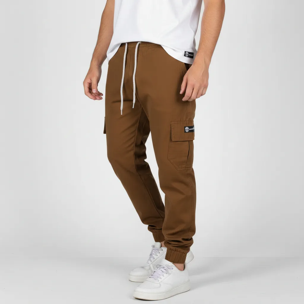 Calça Cargo Com Punho (Jogger)